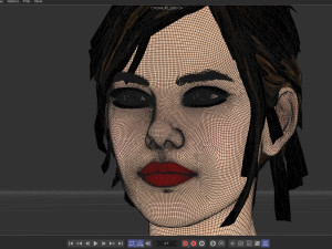Kaya Scodelario 3D Модель