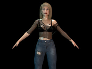 Jennifer aniston 3D 模型