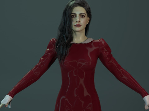 Anne hathaway Modelo 3D