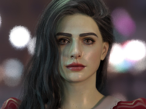 Anne hathaway Modèle 3D