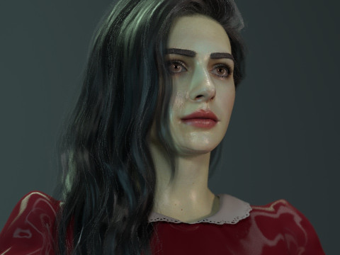 Anne hathaway Modèle 3D