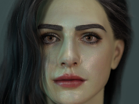 Anne hathaway Modèle 3D