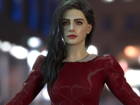 Anne hathaway Modèle 3D