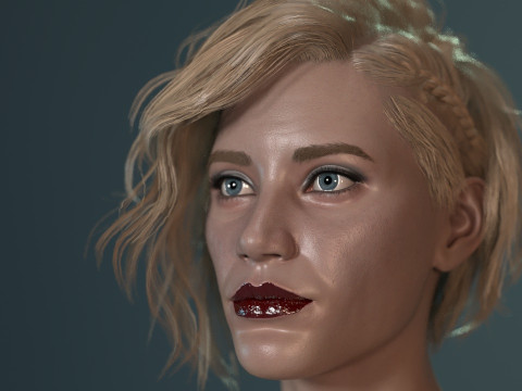 Katee Sackhoff Modelo 3D