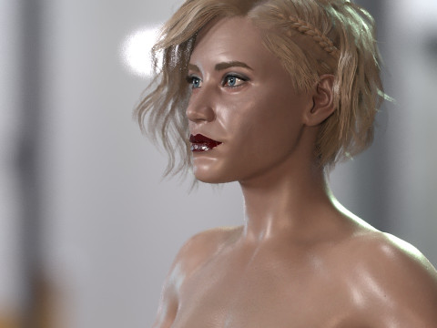 Katee Sackhoff Modelo 3D