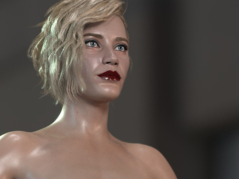 Katee Sackhoff Modelo 3D