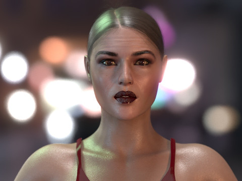 Monica Bellucci 3D Model