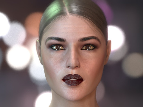 Monica Bellucci 3D 模型