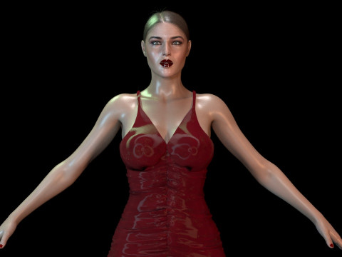 Monica Bellucci 3D 模型
