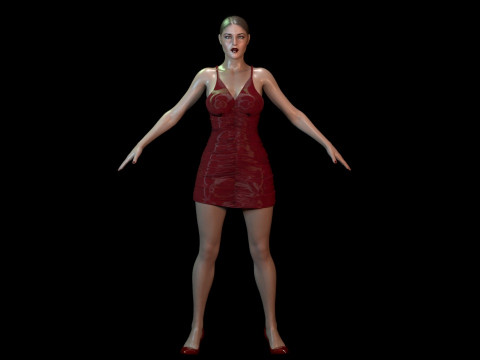 Monica Bellucci 3D 模型