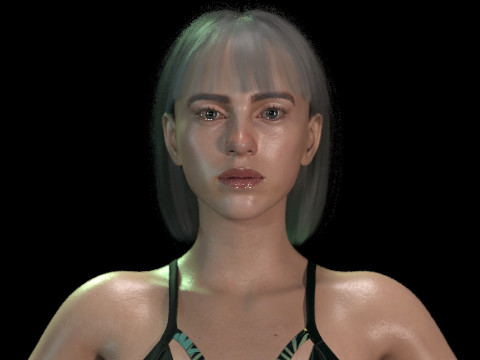 Billie Eilish 3D-Modell