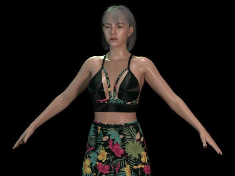 Billie Eilish 3D-Modell