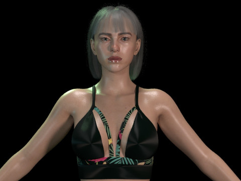 Billie Eilish 3D-Modell