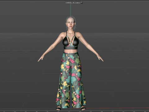 Billie Eilish 3D-Modell
