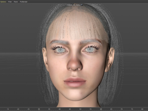 Billie Eilish 3D-Modell