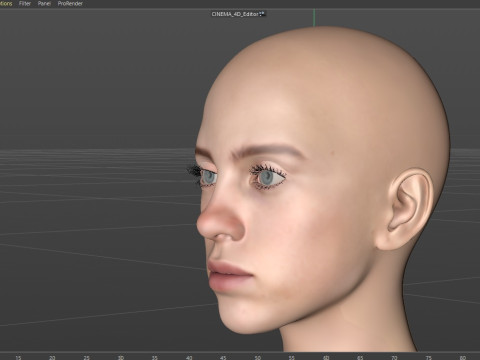 Billie Eilish 3D-Modell