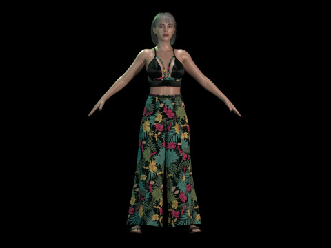 Billie Eilish 3D-Modell