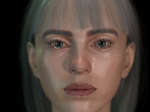 Billie Eilish 3D-Modell