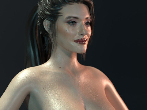 Kat Dennings 3D Model