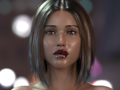 Jessica Alba 3D Model