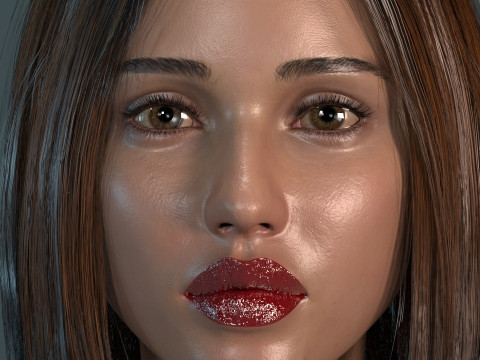 Jessica Alba 3D Модель