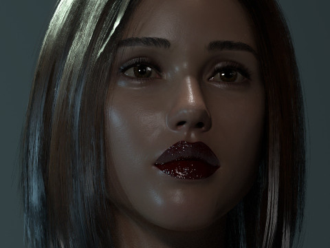Jessica Alba 3D Модель