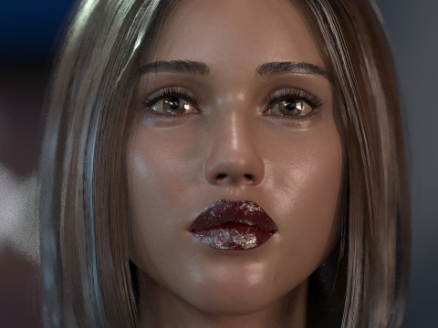 Jessica Alba 3D Модель