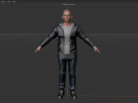 The late Paul Walker 3D 모델