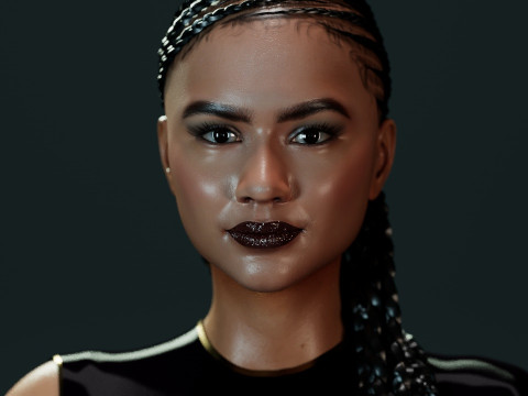 Zendaya Modello 3D