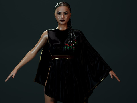 Zendaya Modello 3D