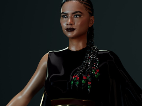 Zendaya Modello 3D