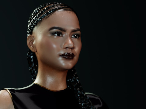 Zendaya Modello 3D
