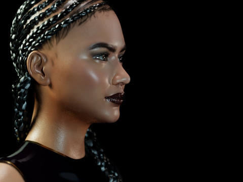 Zendaya Modello 3D
