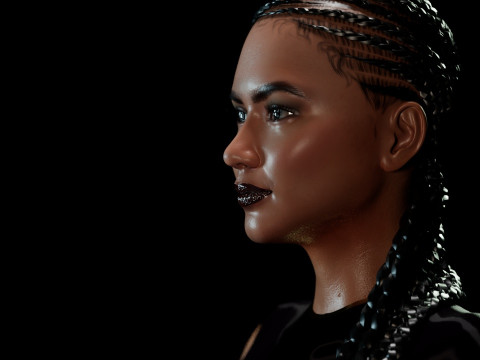 Zendaya Modello 3D