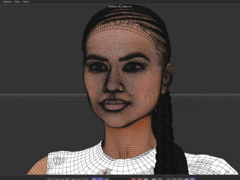 Zendaya Modello 3D