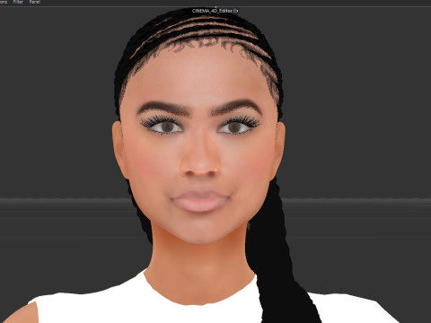 Zendaya Modello 3D