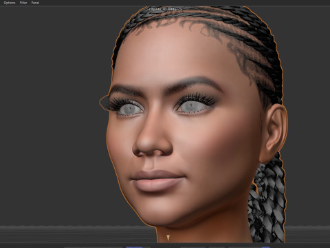 Zendaya Modello 3D