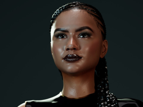 Zendaya Modello 3D