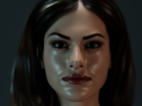 Eva Mendes 3D Модель