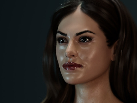 Eva Mendes 3D Модель