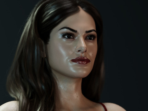 Eva Mendes 3D Модель