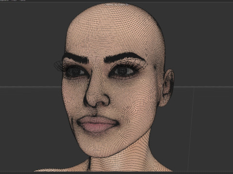 Eva Mendes 3D Модель