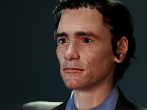 Jim Carrey 3D Model