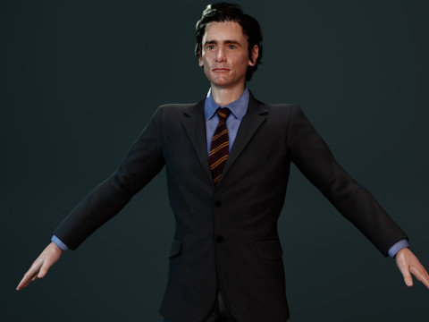 Jim Carrey 3D Model