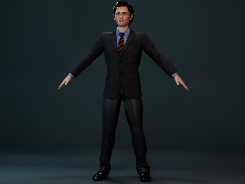Jim Carrey 3D Model