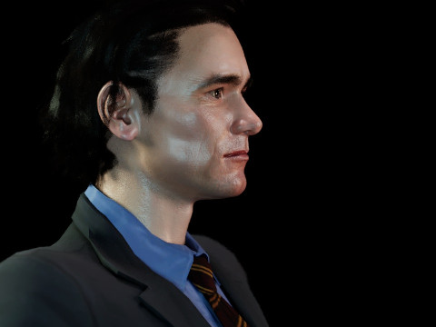 Jim Carrey 3D Model