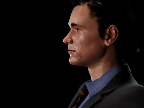 Jim Carrey 3D Model