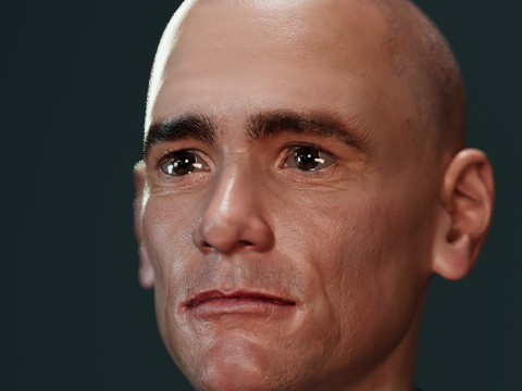 Jim Carrey 3D Model