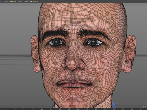 Jim Carrey 3D Model