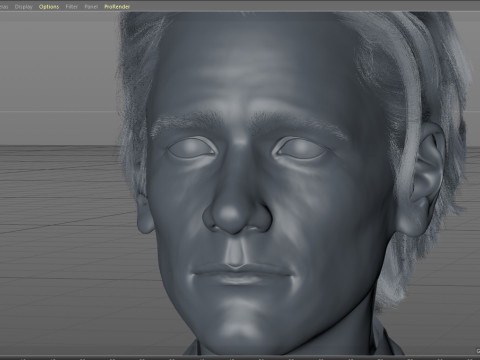 Jim Carrey 3D Model